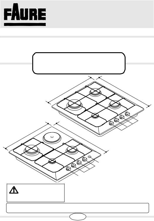 FAURE CPG506R, CPT118T User Manual