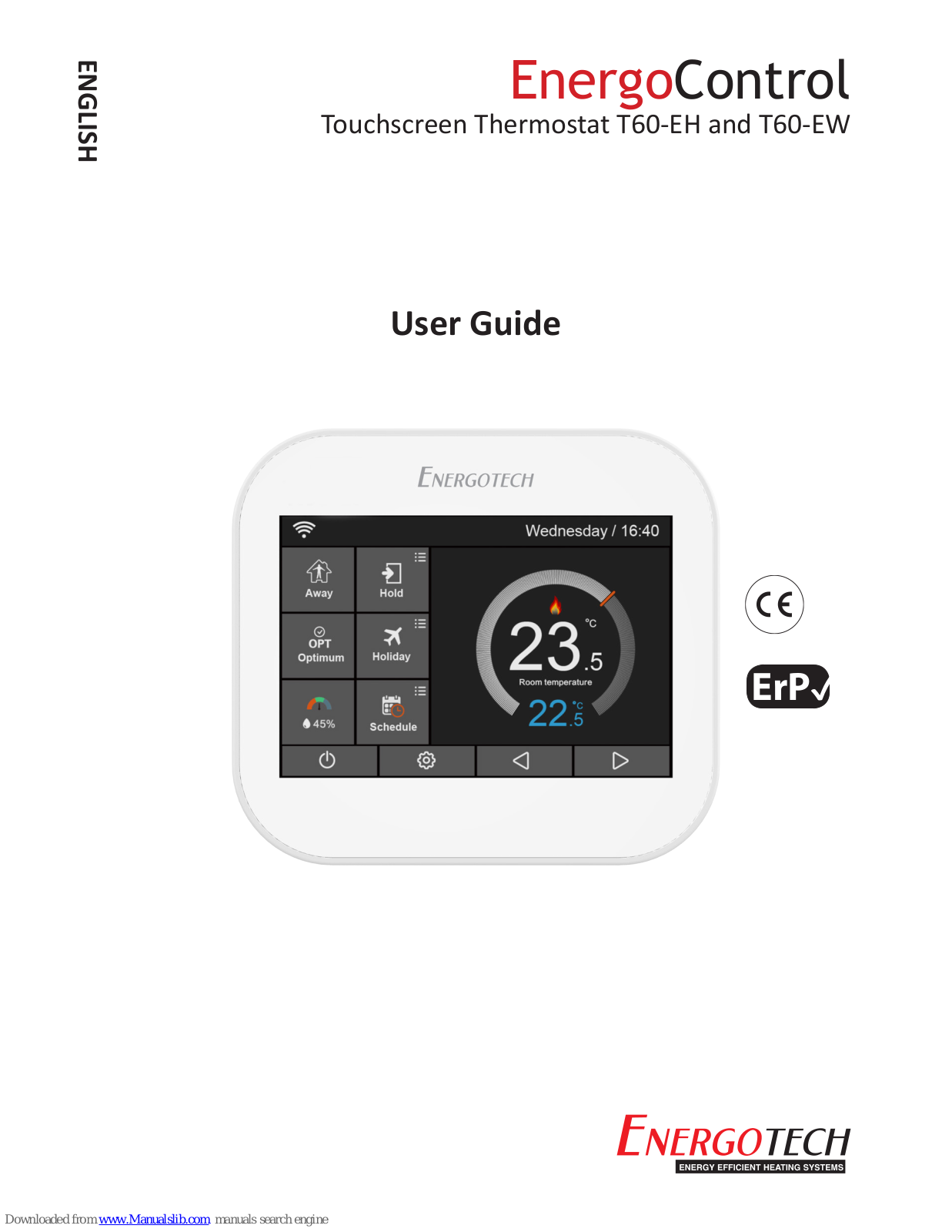 Energotech EnergoControl T60-EH, EnergoControl T60-EW User Manual