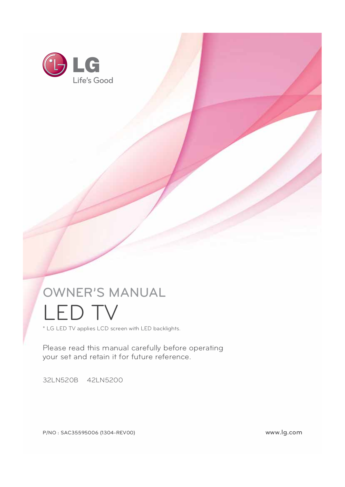 LG 32LN520BUM User Manual