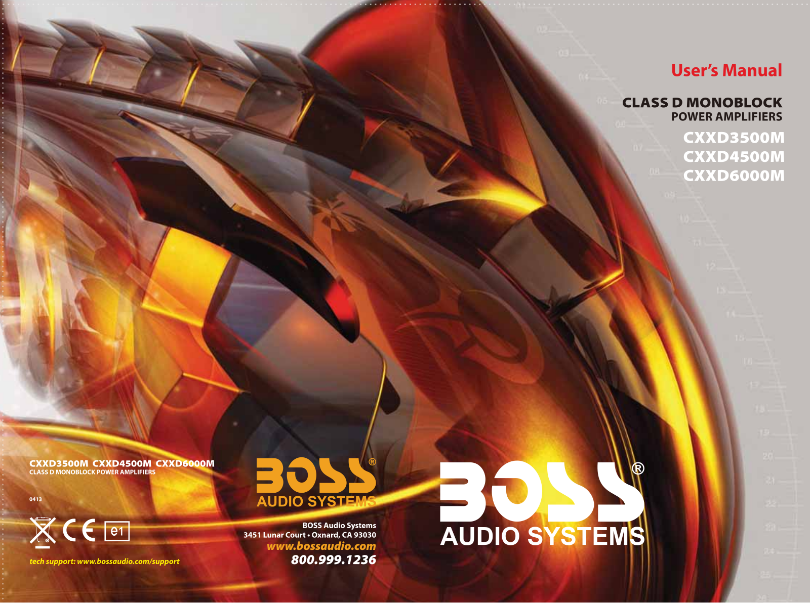 Boss Audio CHAOS EXXTREME II CXXD3500M, CHAOS EXXTREME II CXXD4500M, CHAOS EXXTREME II CXXD6000M User Manual