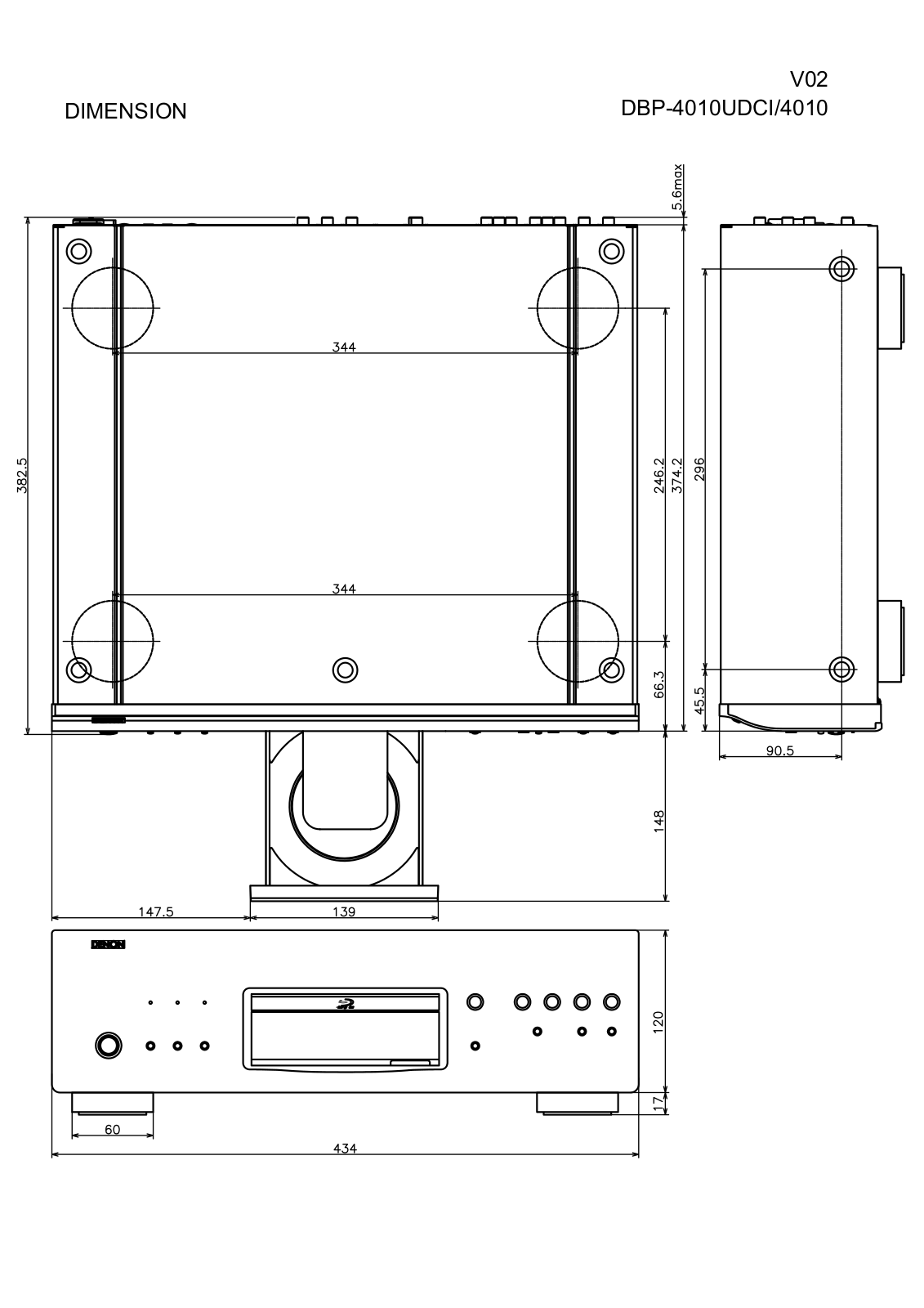 DENON DBP-4010 User Manual