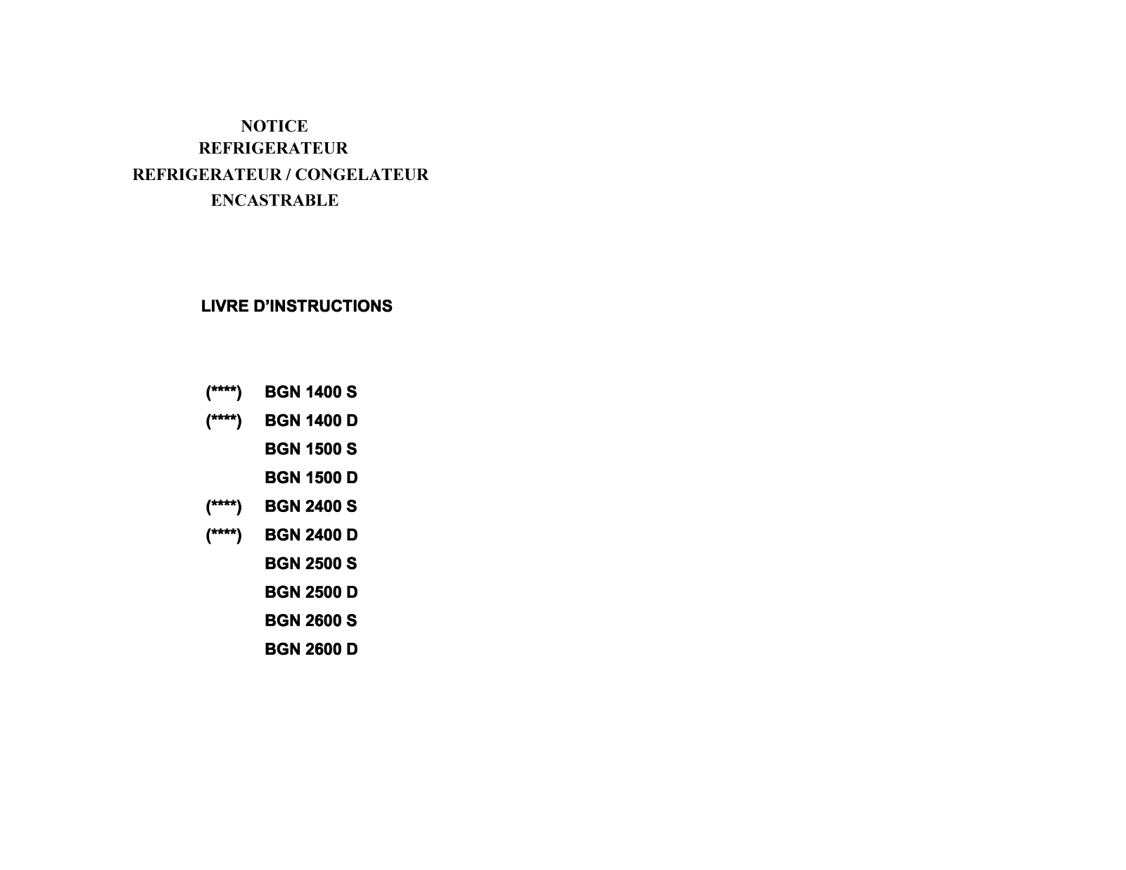 Baumatic BR241A User Manual