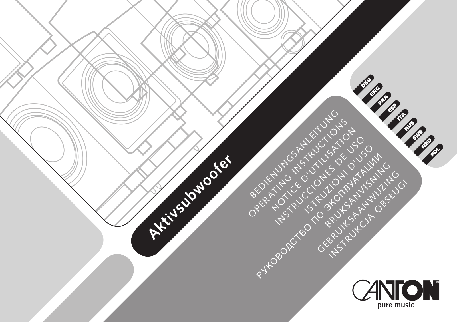 CANTON AKTIVSUBWOOFER User Manual