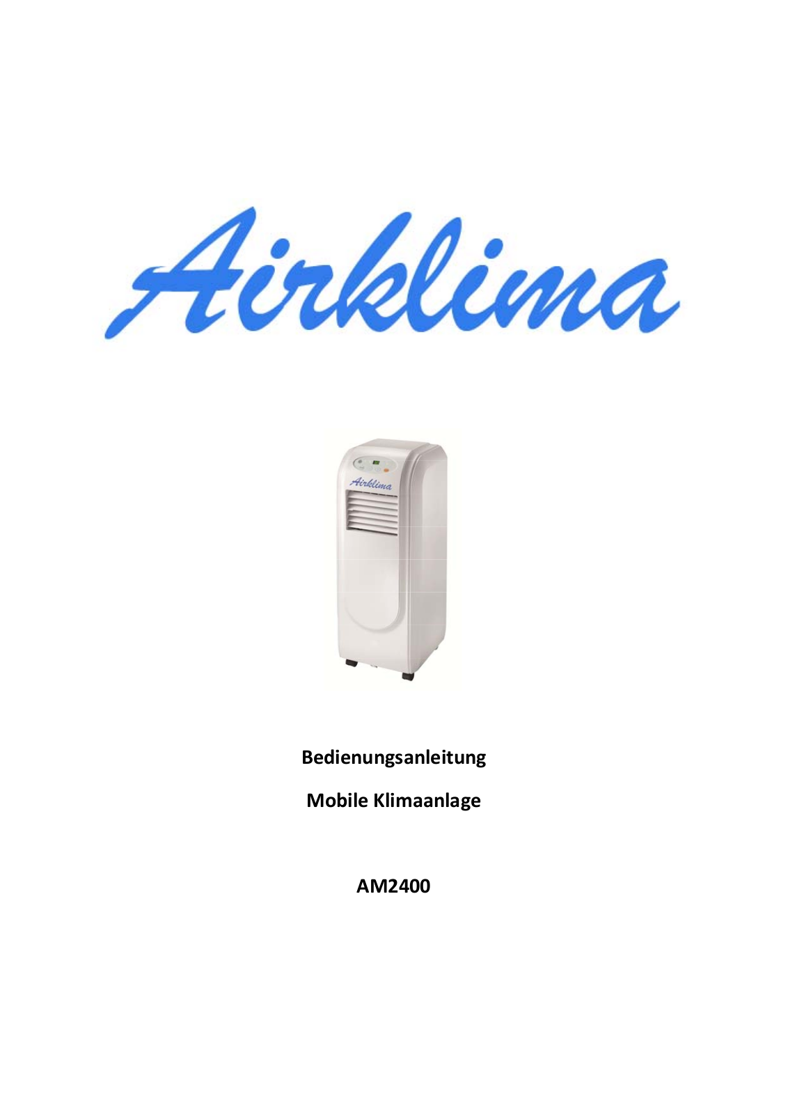 Airklima AM2400 User Manual