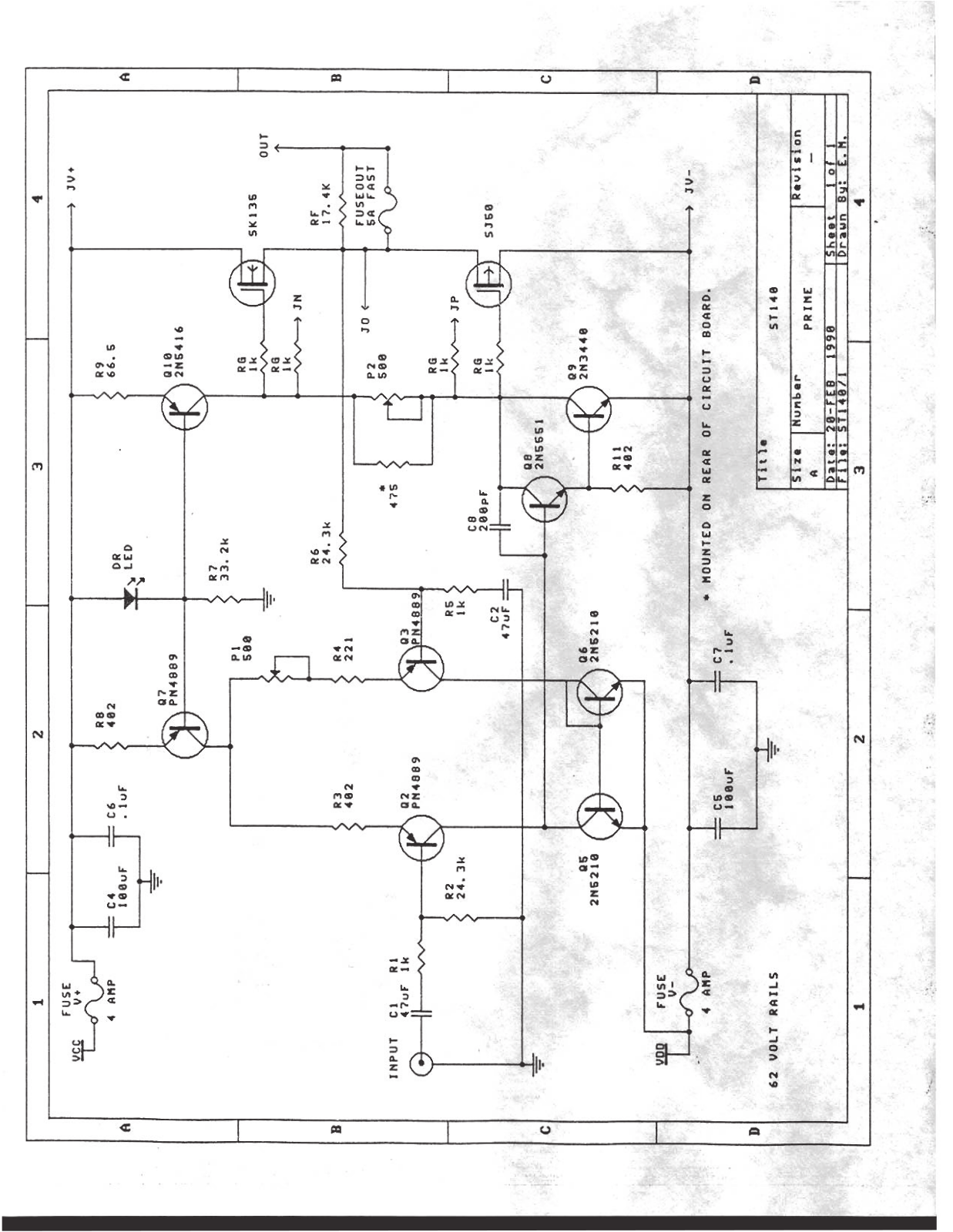 B&K ST-140 Schematic