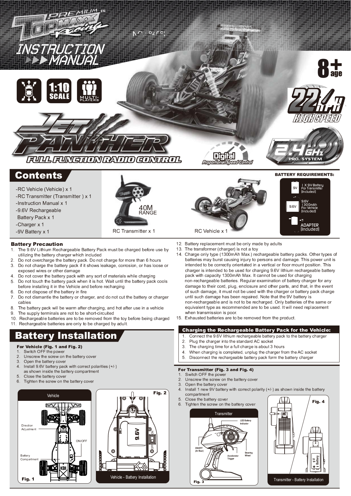 KIDZTECH TOYS 8408317 24GTX User Manual