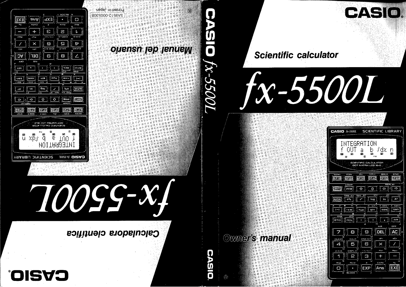 CASIO FX-5500L User Manual