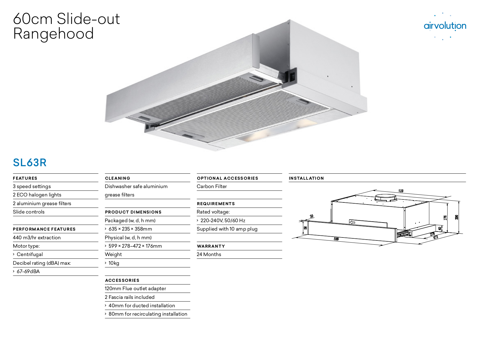 Esatto SL63R, SL63R User Manual