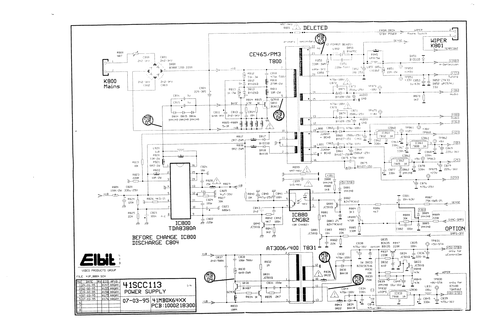 elbit 113 Schematics