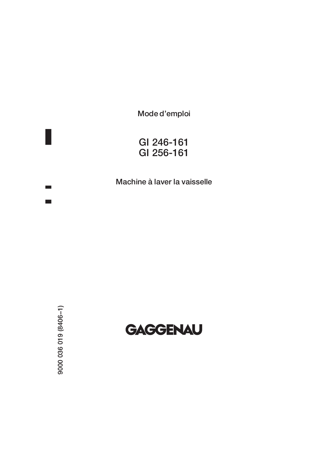 GAGGENAU GI 246161, GI 256161 User Manual