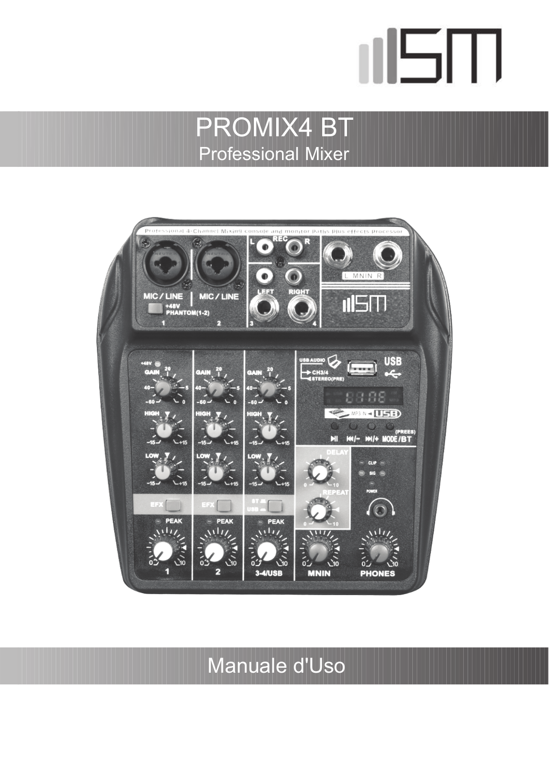 SM Promix4 BT User manual