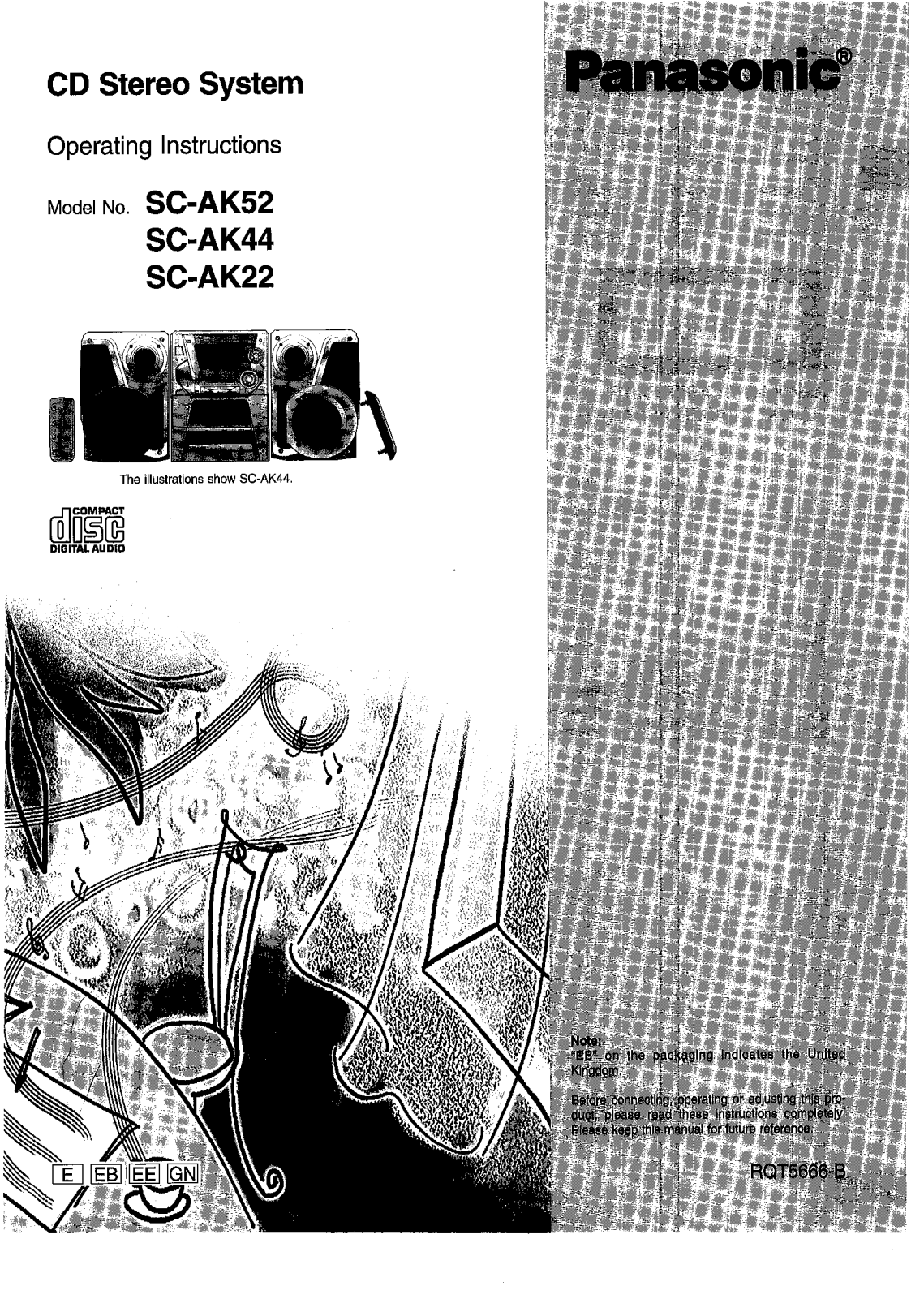 Panasonic SC- AK42 User Manual