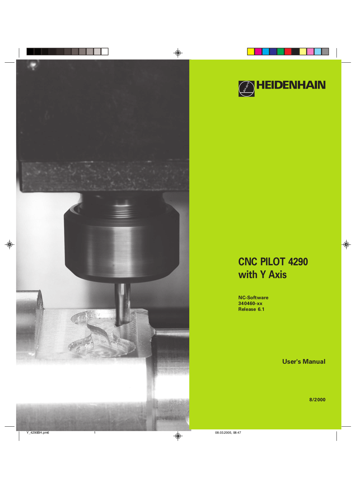 HEIDENHAIN CNC Pilot 4290 User Manual