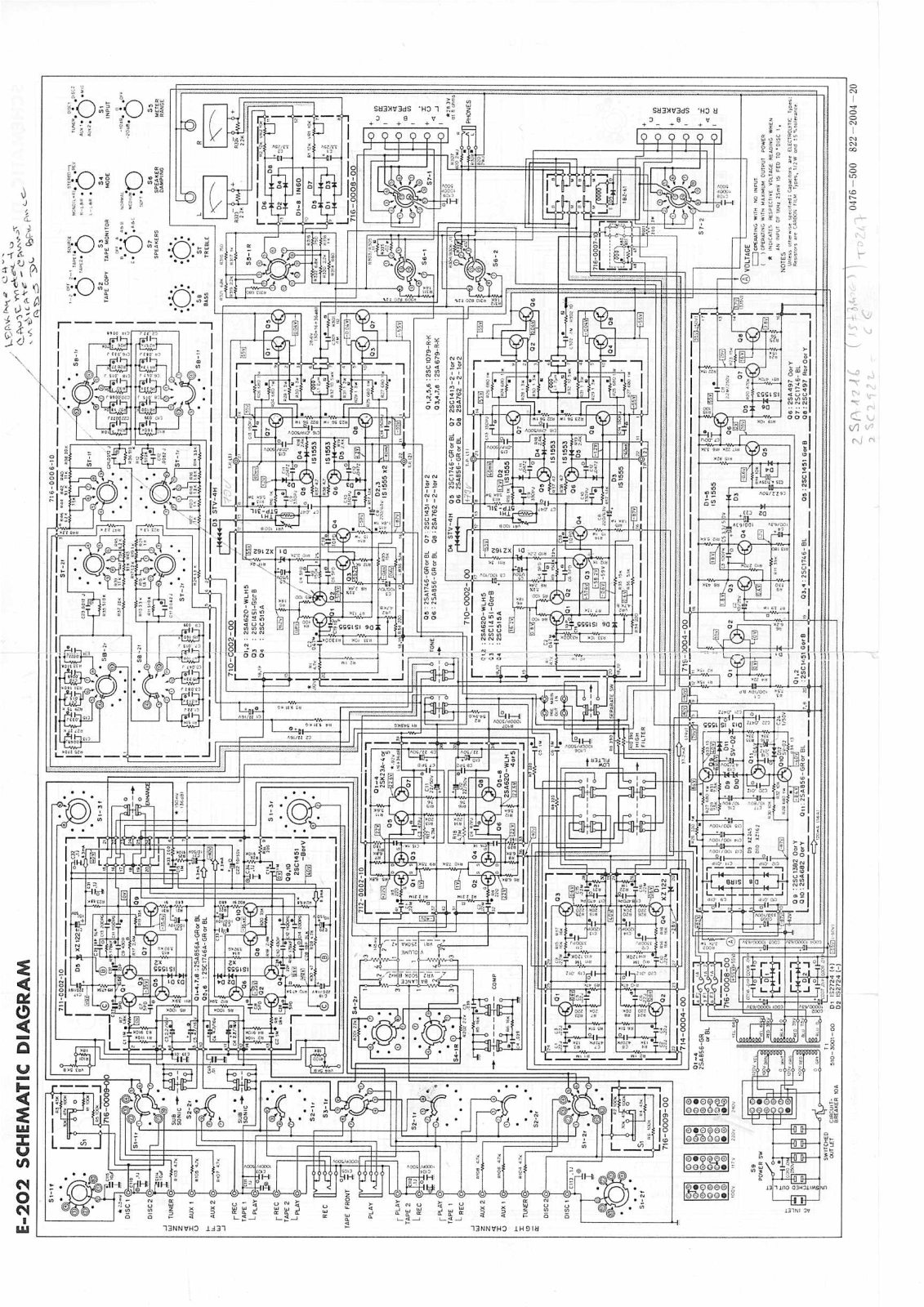 Accuphase E-202 Schematic