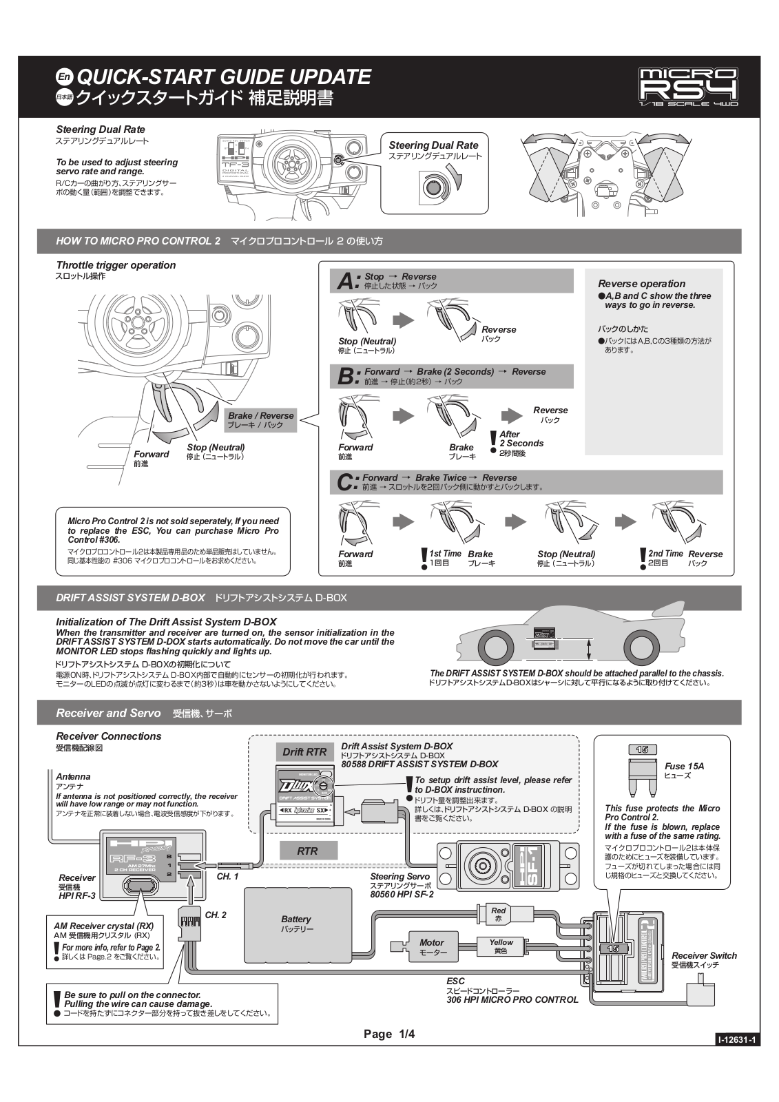 HPI Racing RS4 User Manual