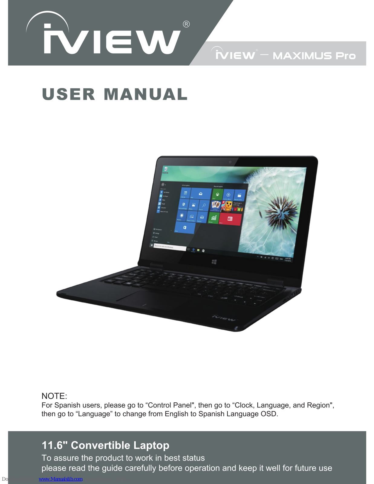 IVIEW MAXIMUS Pro User Manual