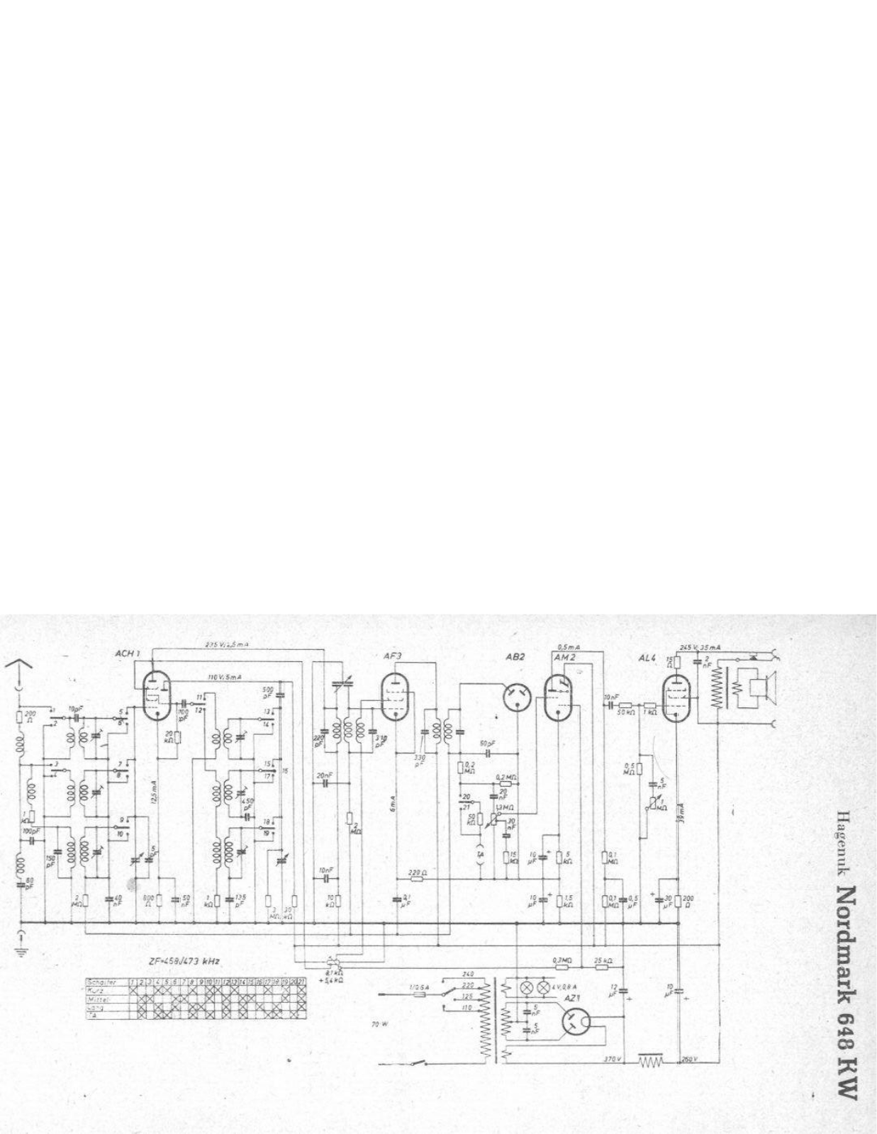 Hagenuk 648KW Cirquit Diagram