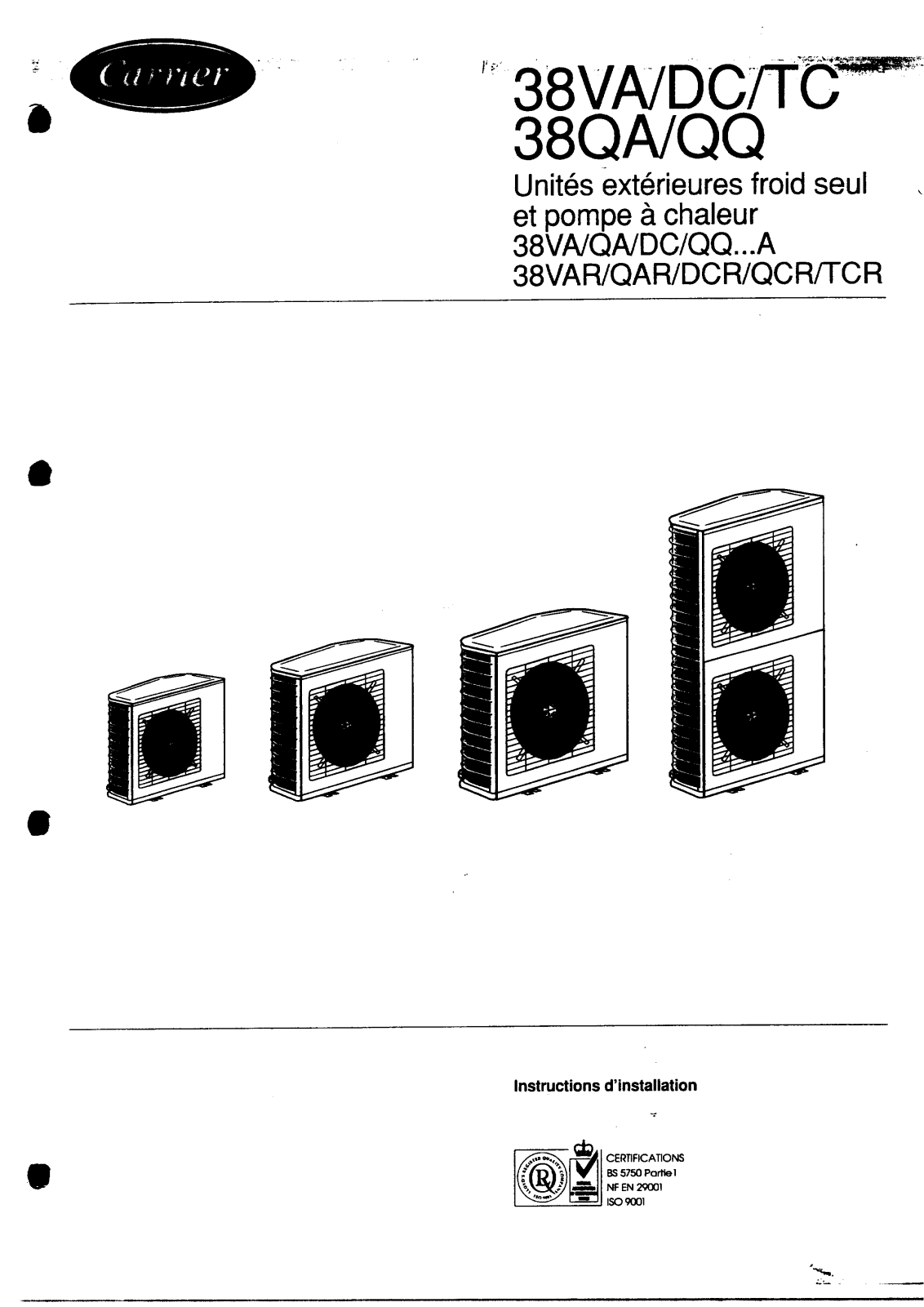 Carrier 38TCIOM User Manual