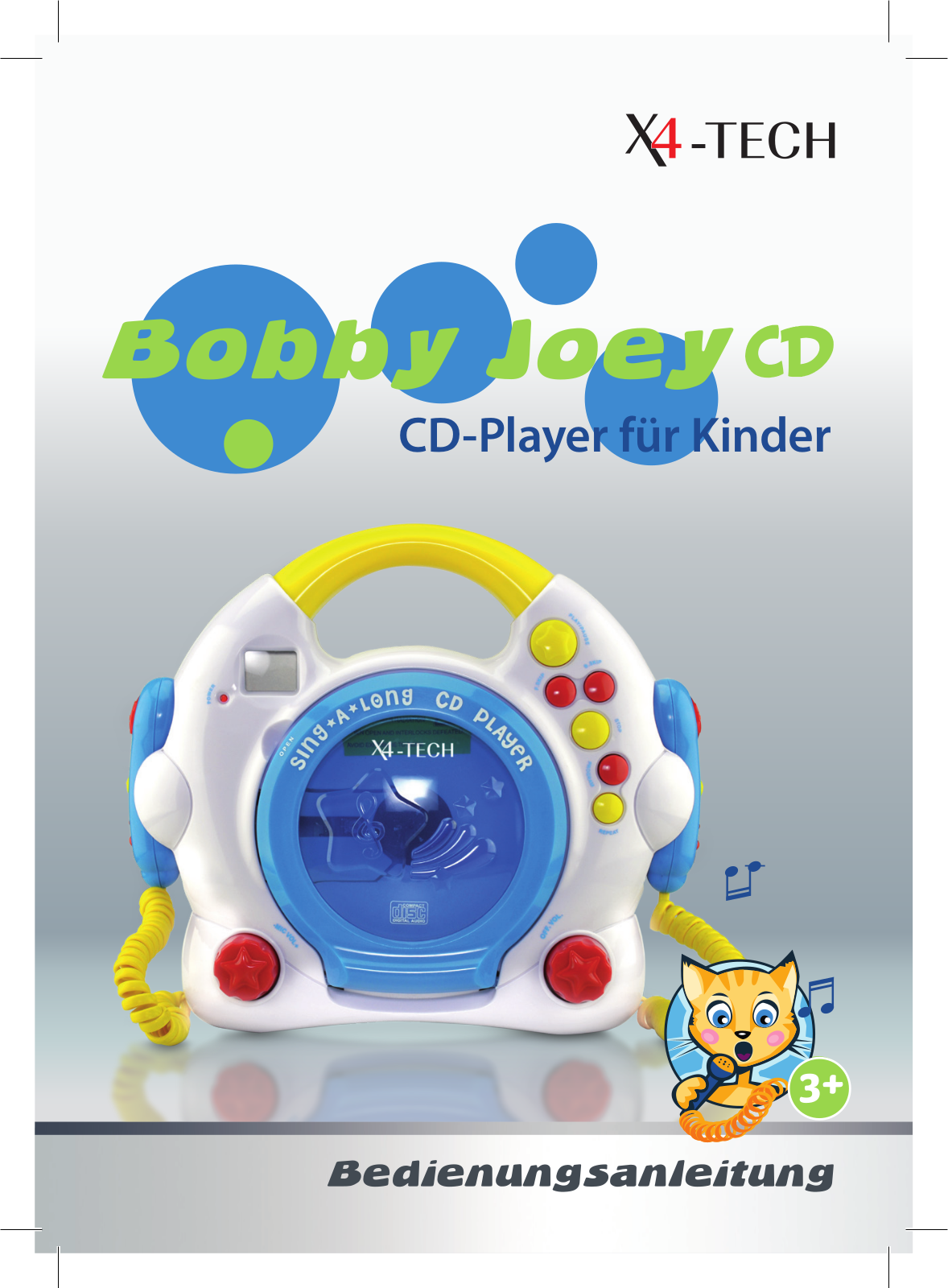 X4 Tech Bobby Joey CD Instruction manual