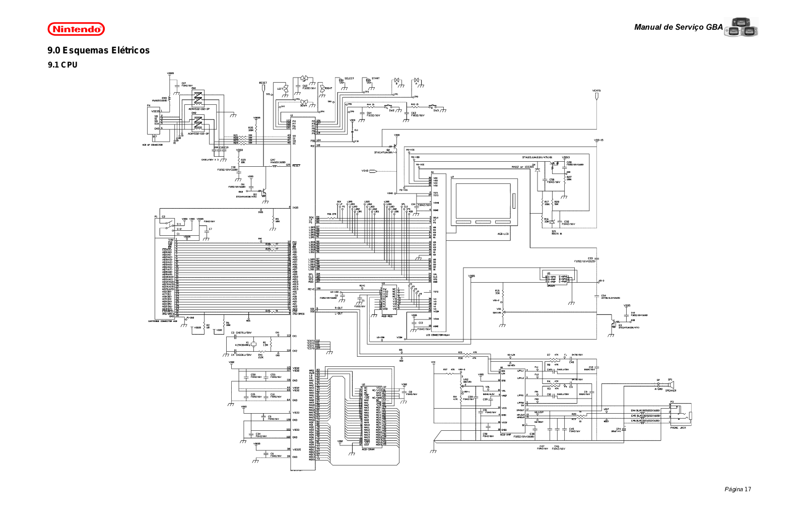 Nintendo GBA Schematic - ManualMachine.com