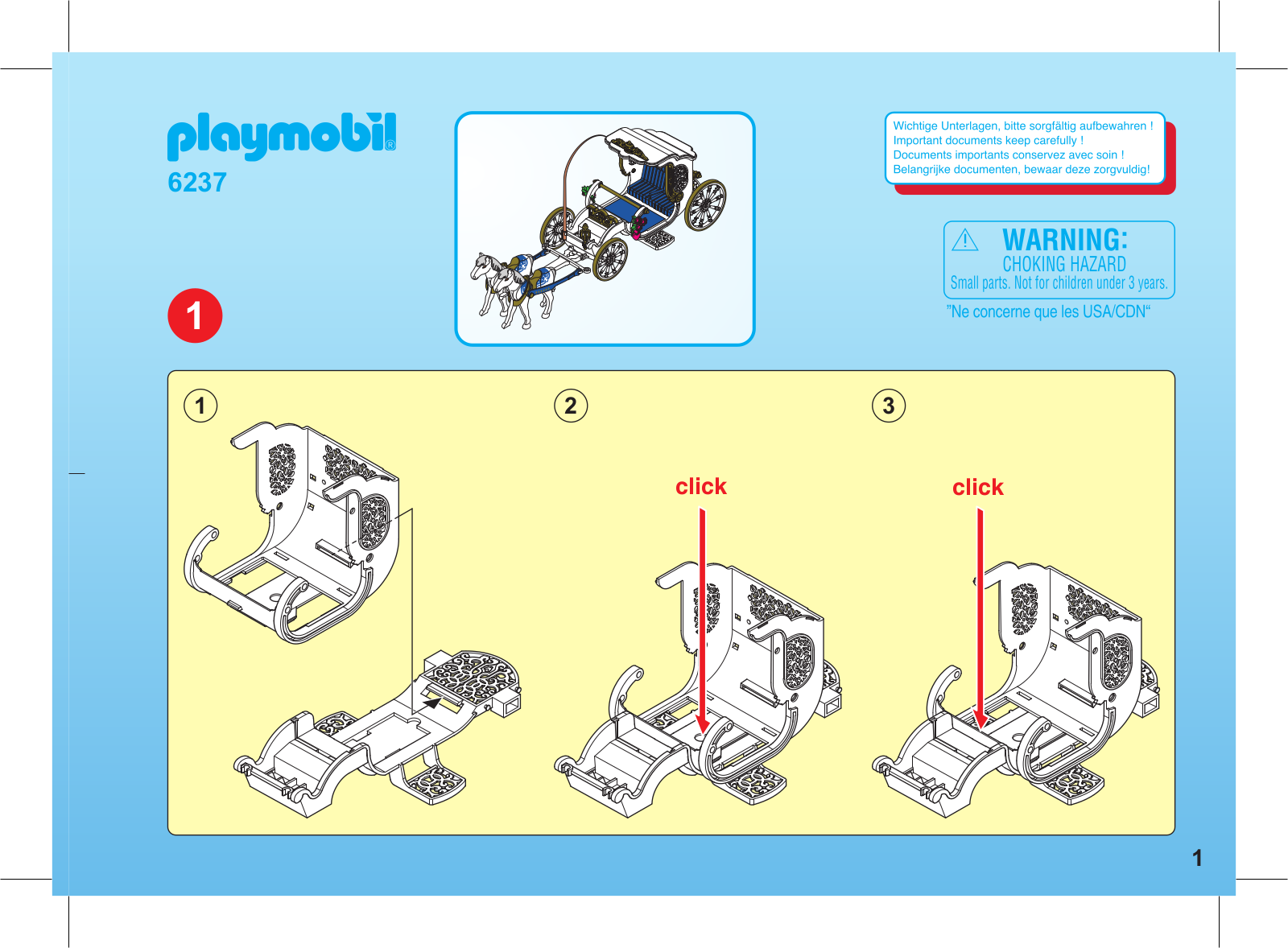 playmobil 6237 Instructions