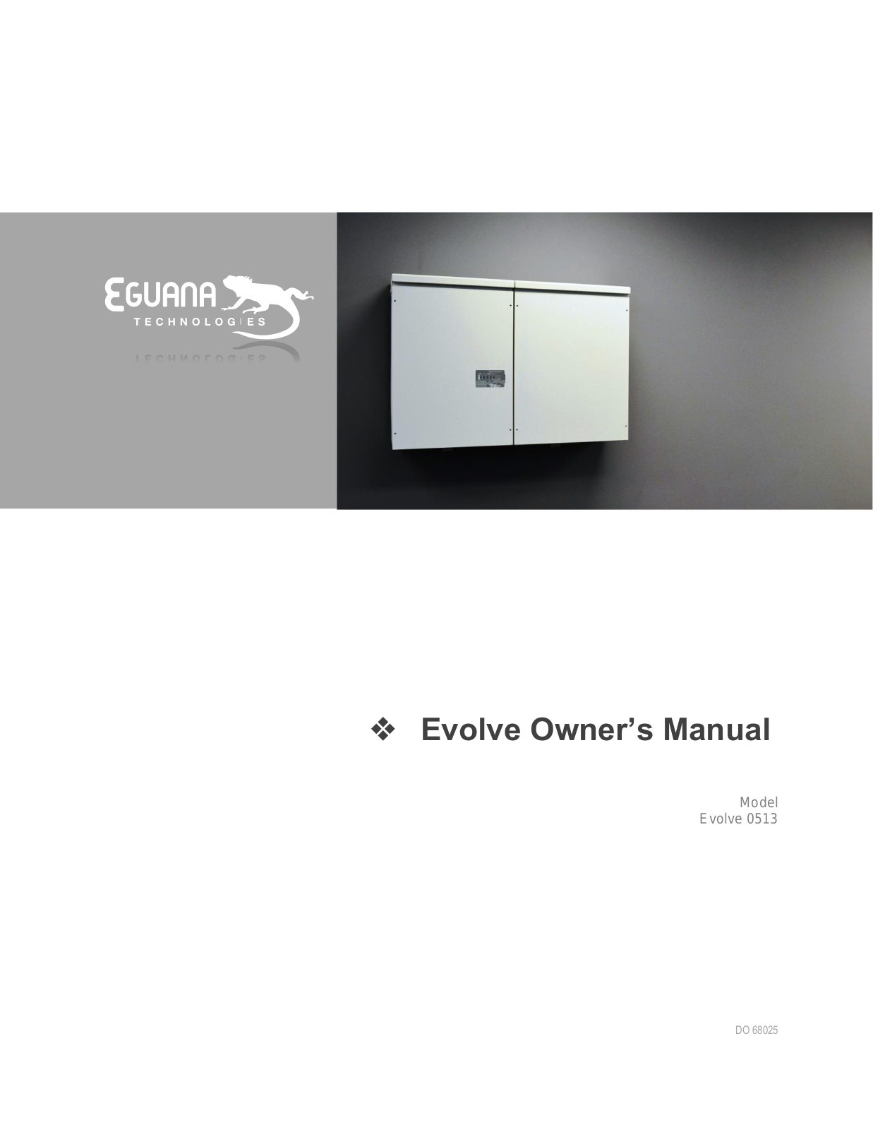 Eguana technologies 0513 User Manual