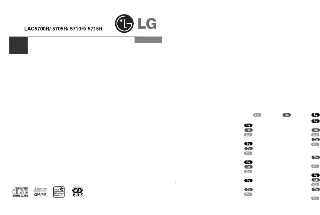 LG LAC5710RW User guide