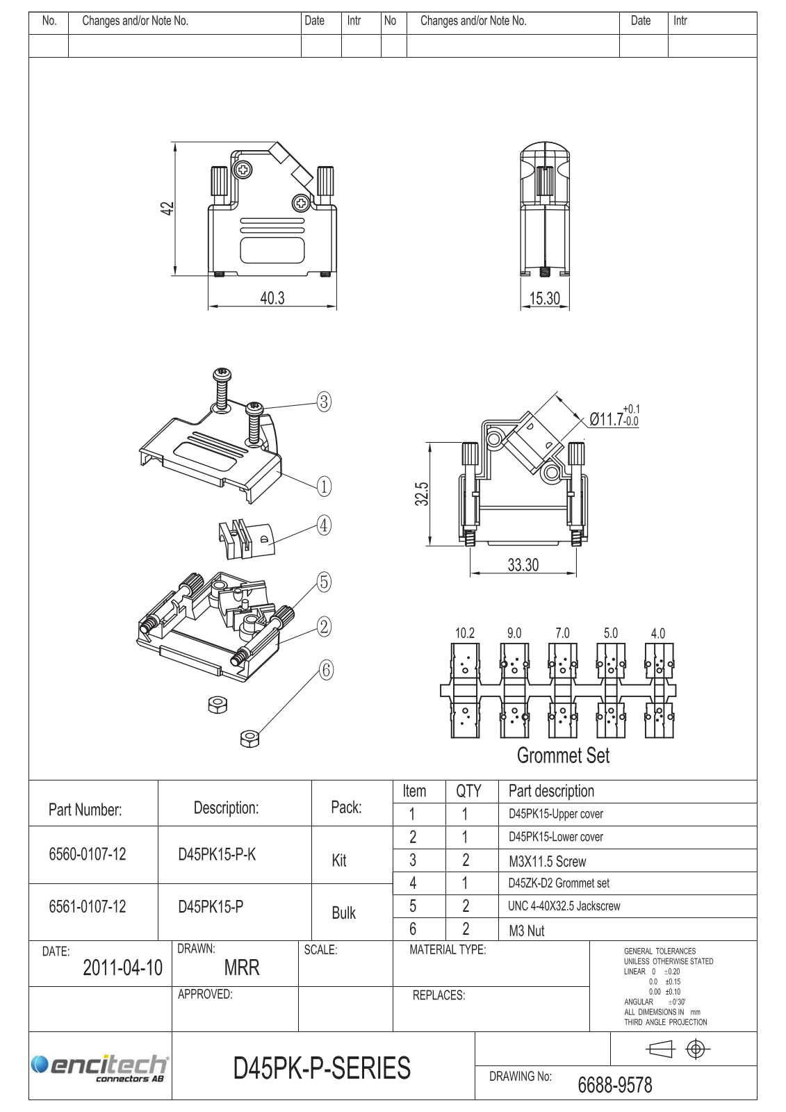 Datasheet D45PK series Specification - ManualMachine.com