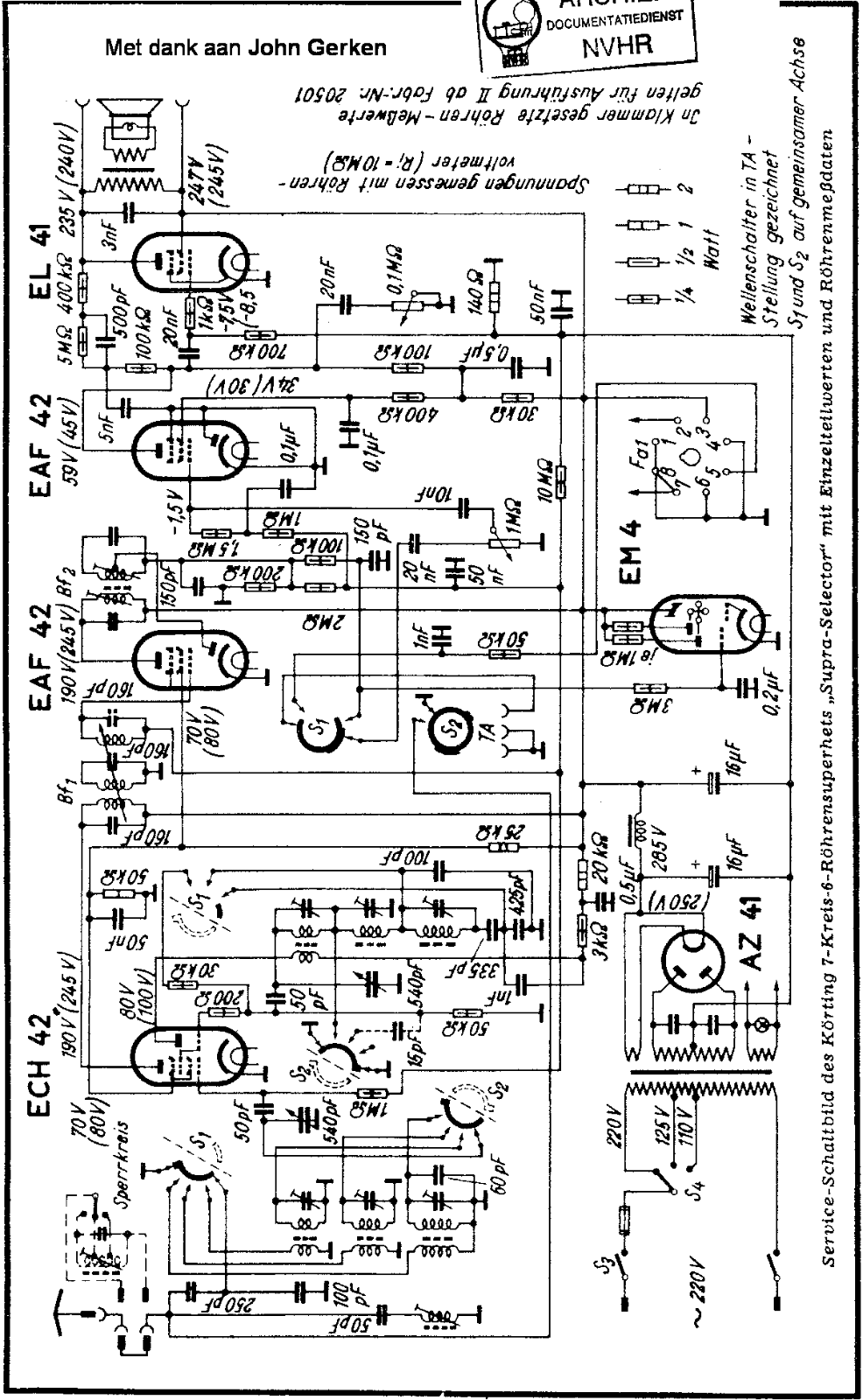 Körting SupraSelector51W Schematic - ManualMachine.com