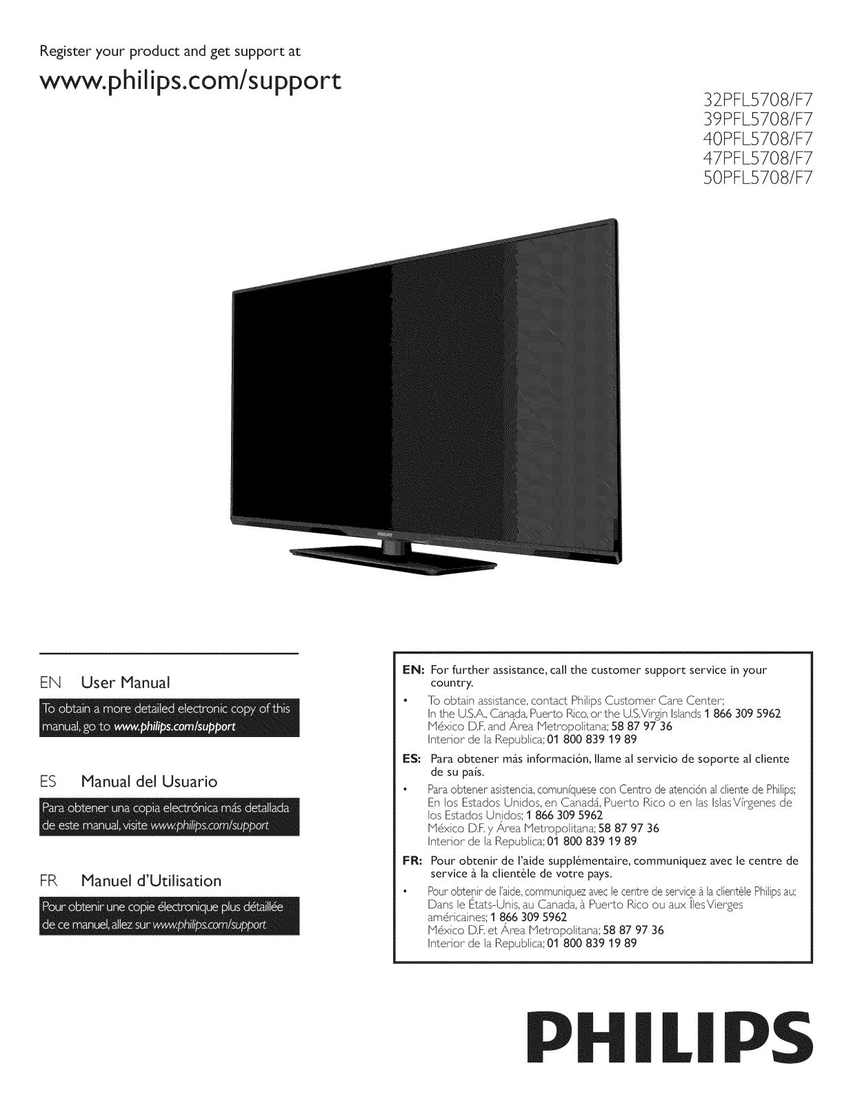 Philips 40PFL5708 User Manual - ManualMachine.com