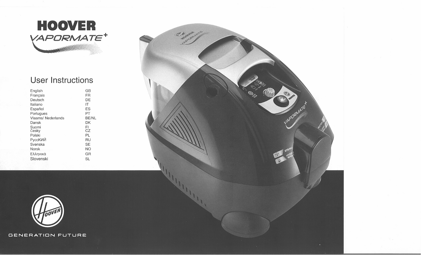 HOOVER VMA 1530 User Manual