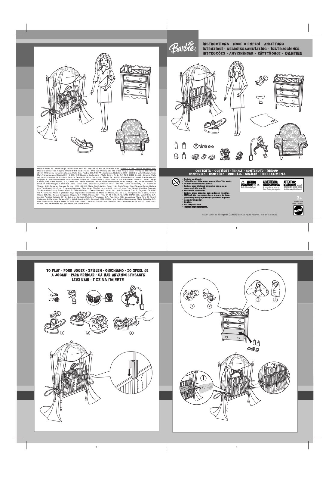 Fisher-Price G9069 Instruction Sheet