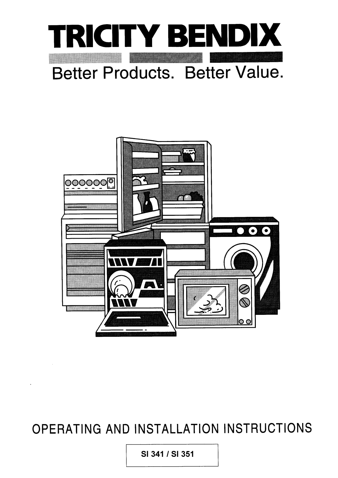 Tricity Bendix SI 351, SI 341 User Manual