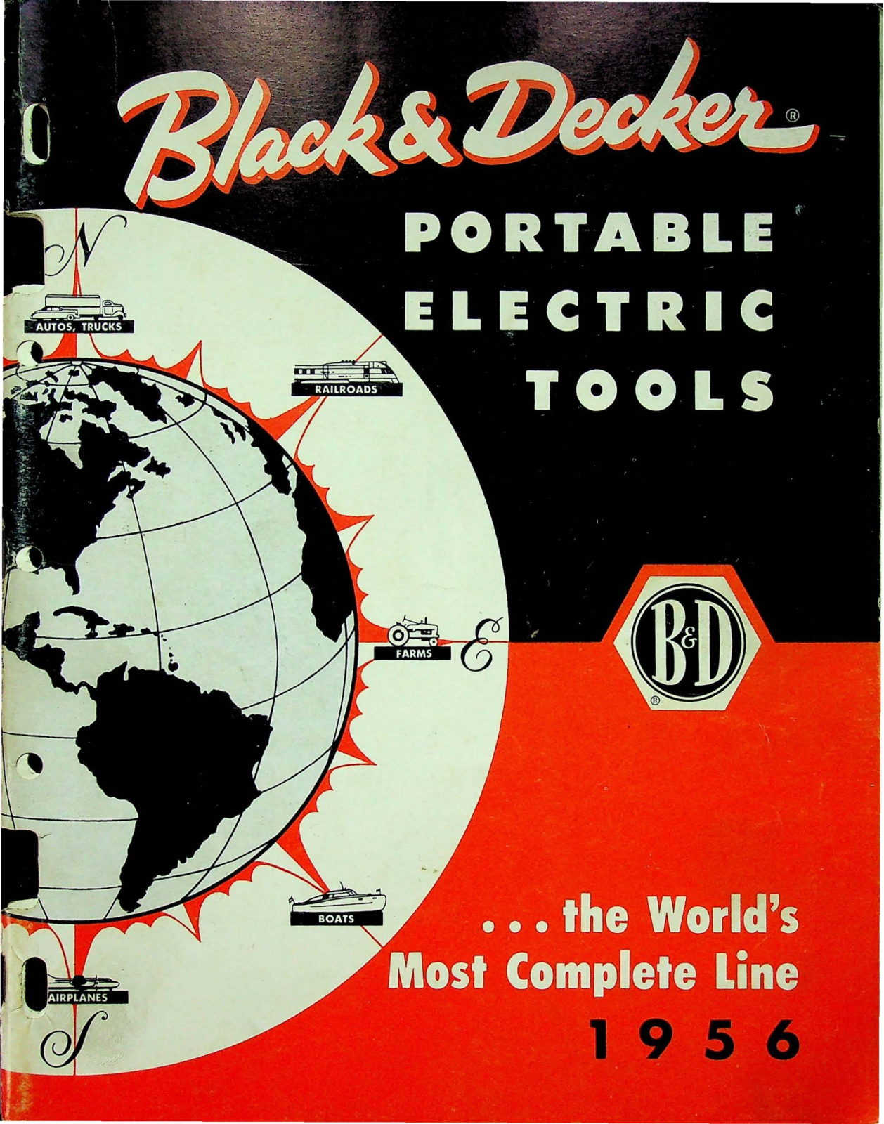 Black & Decker Manufacturing Portable Electric Tools - 1956 Power Tool - Hand Held - ManualMachine.com