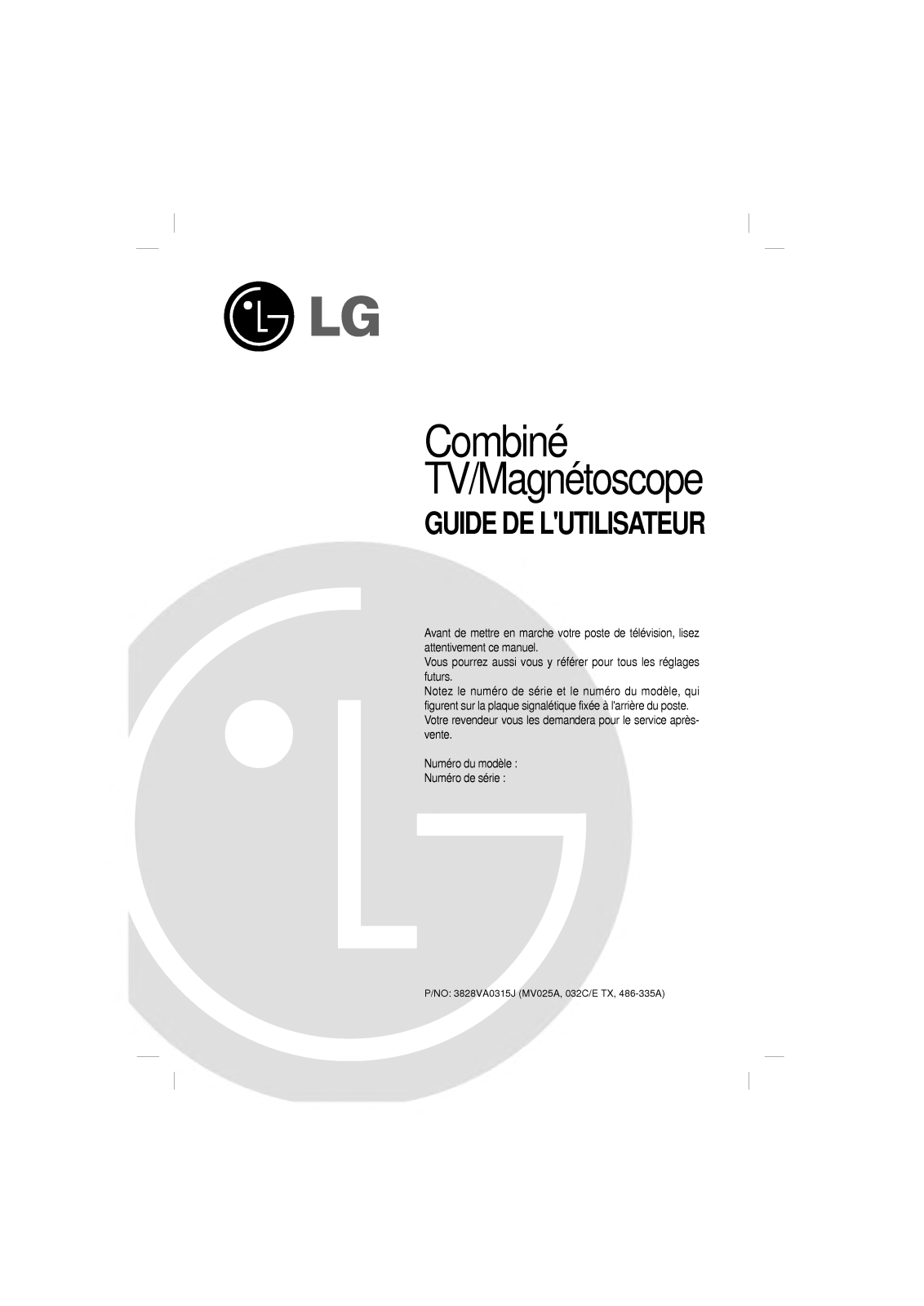 LG KL-15FA92SX User Manual
