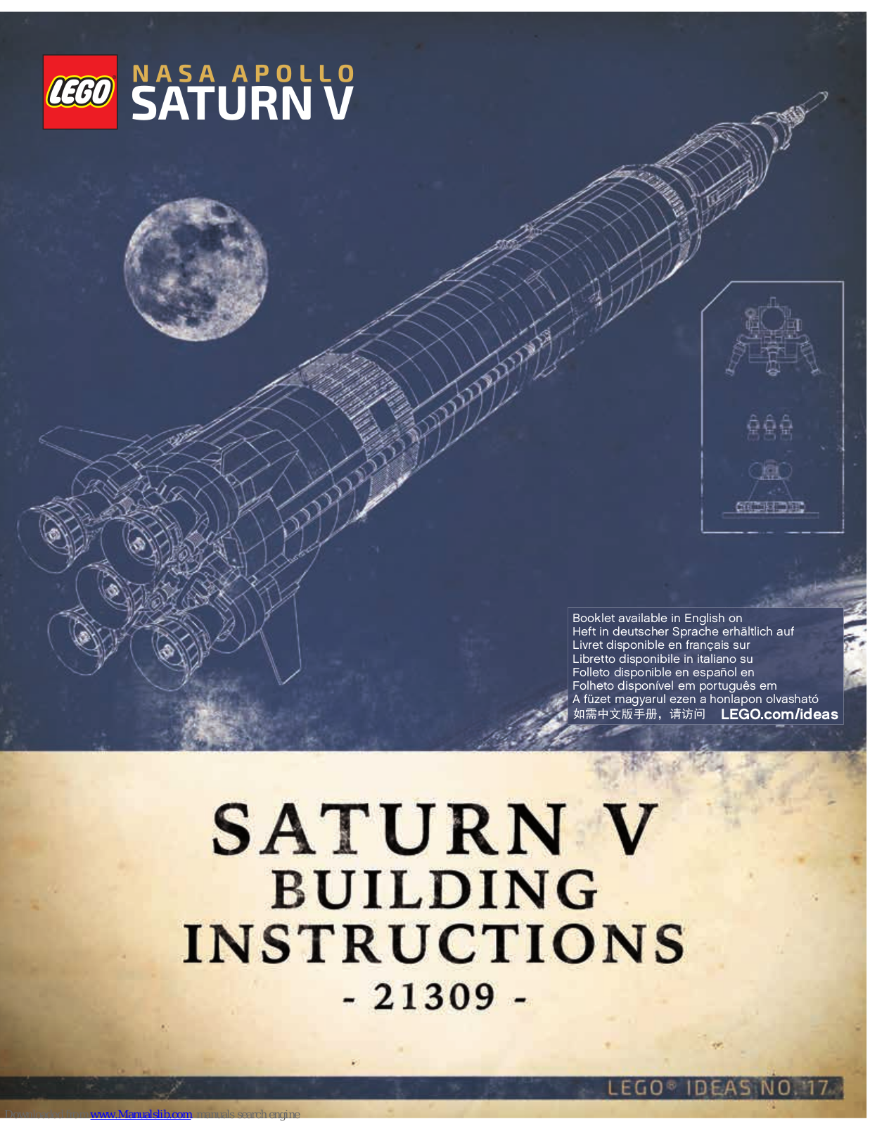 LEGO NASA APOLLO SATURN V 21309 Building Instructions