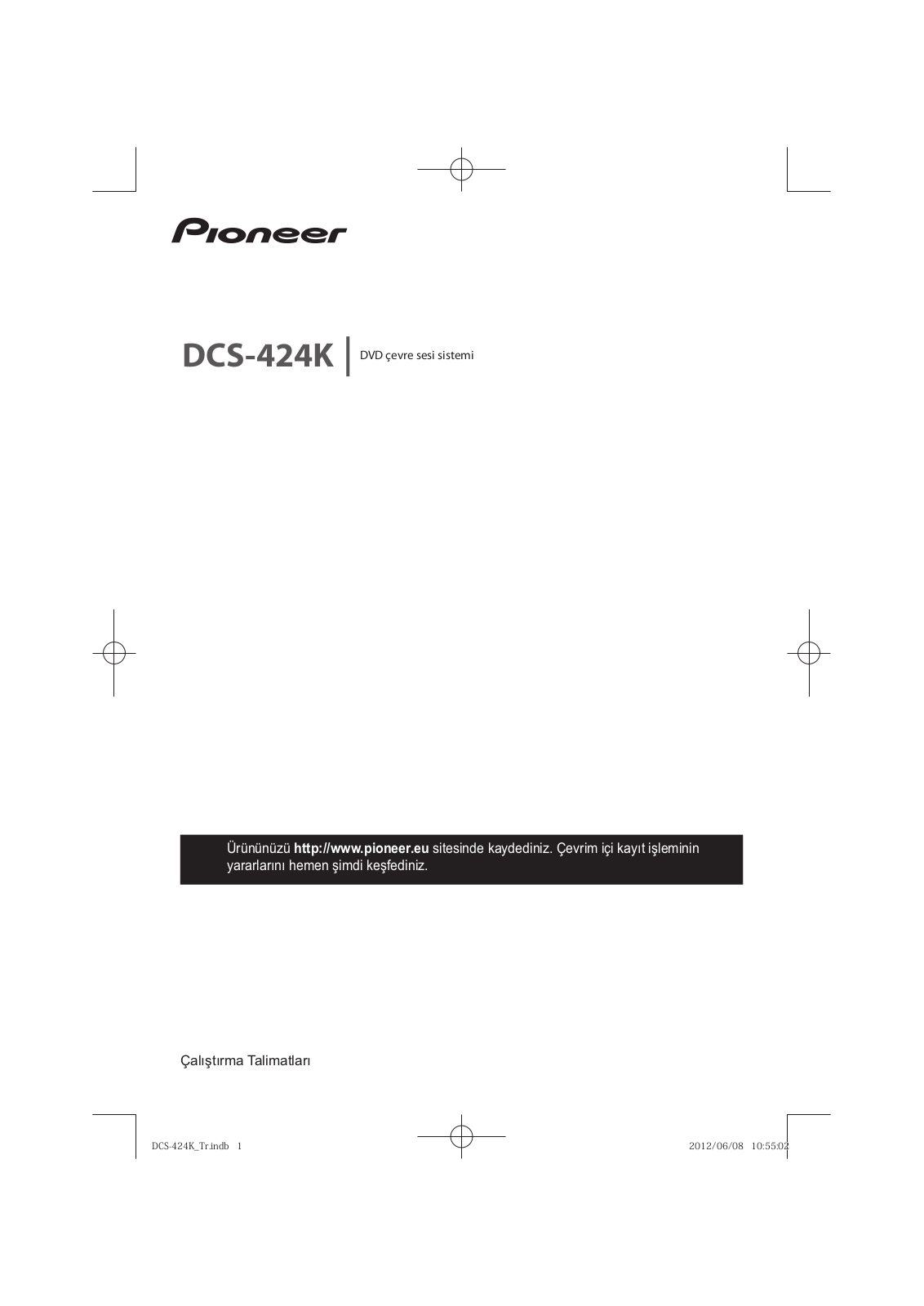 Pioneer DCS-424K User manual