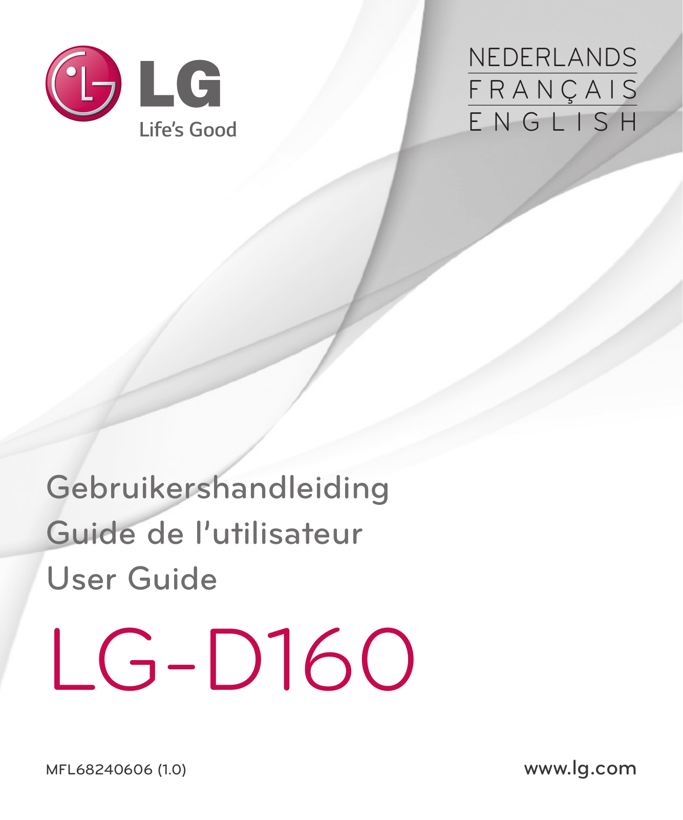 LG LGD160 User manual