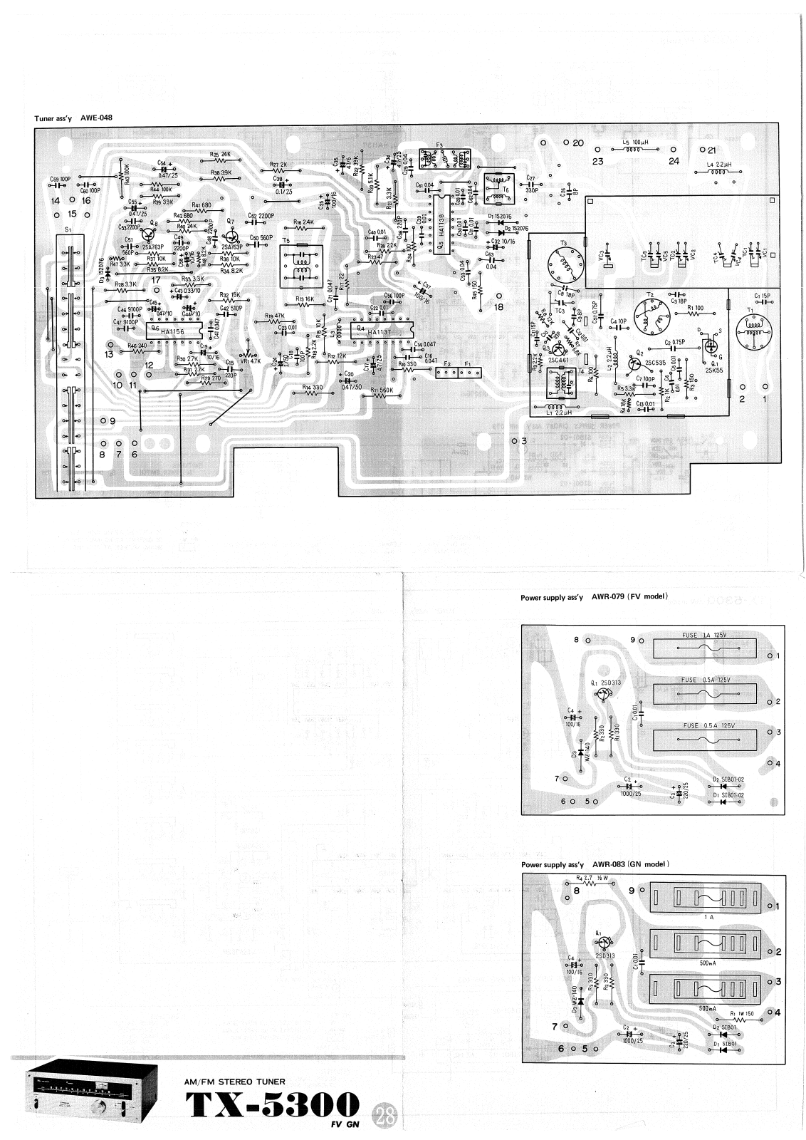 Pioneer TX-5300 Service Manual