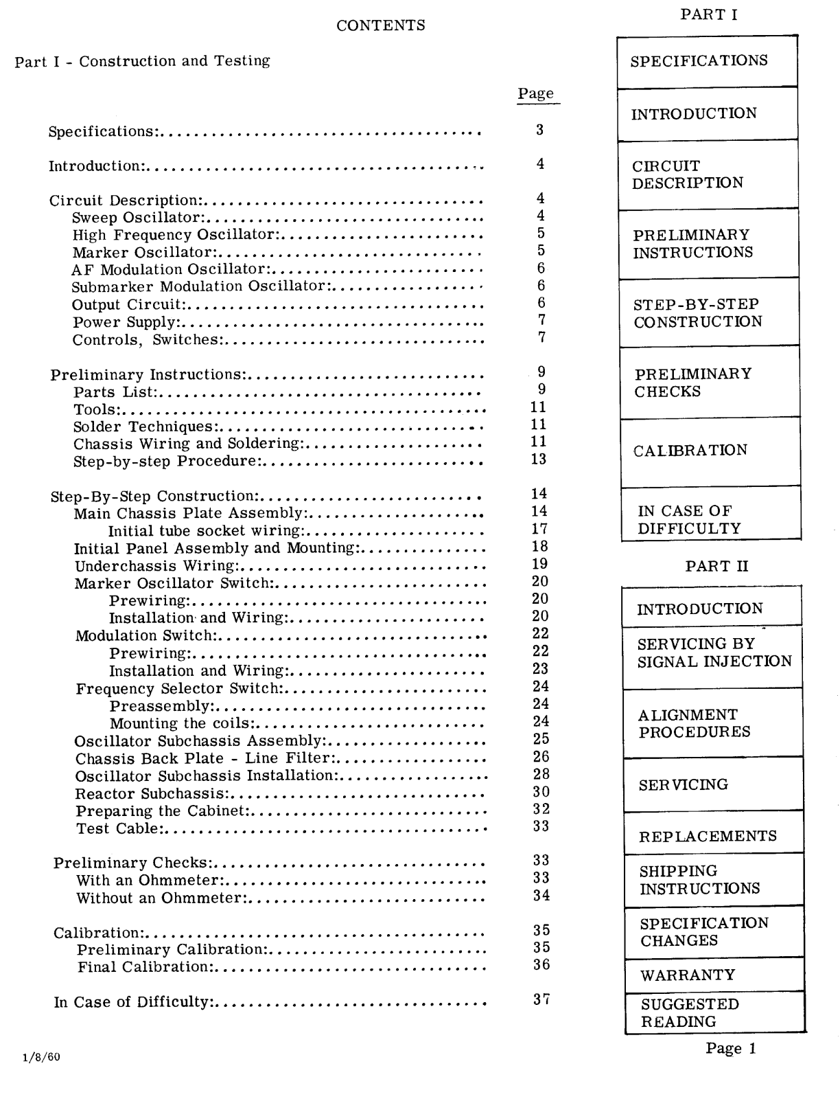 Heathkit FMO-1 User Manual