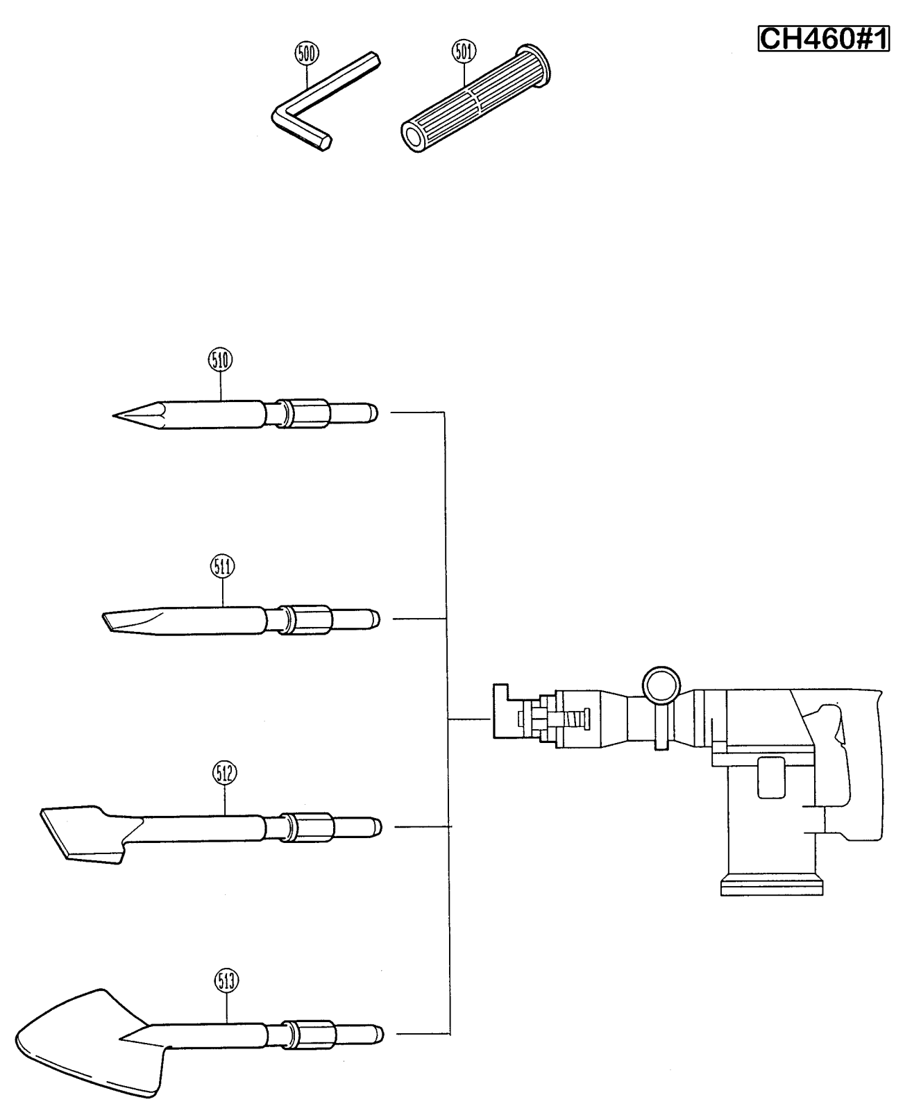 Ryobi CH460-1 User Manual