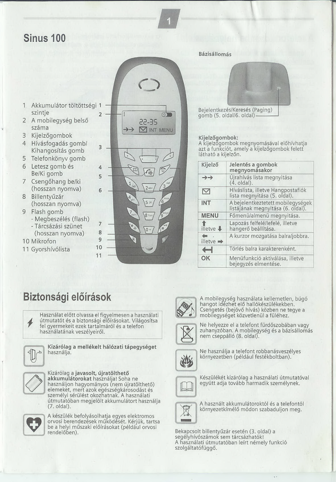 Siemens SINUS100 User Manual