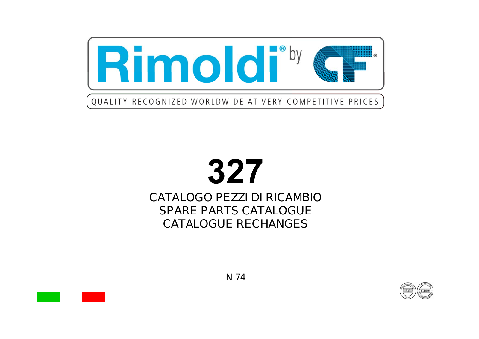Rimoldi 327-00-2CD-32 Manual