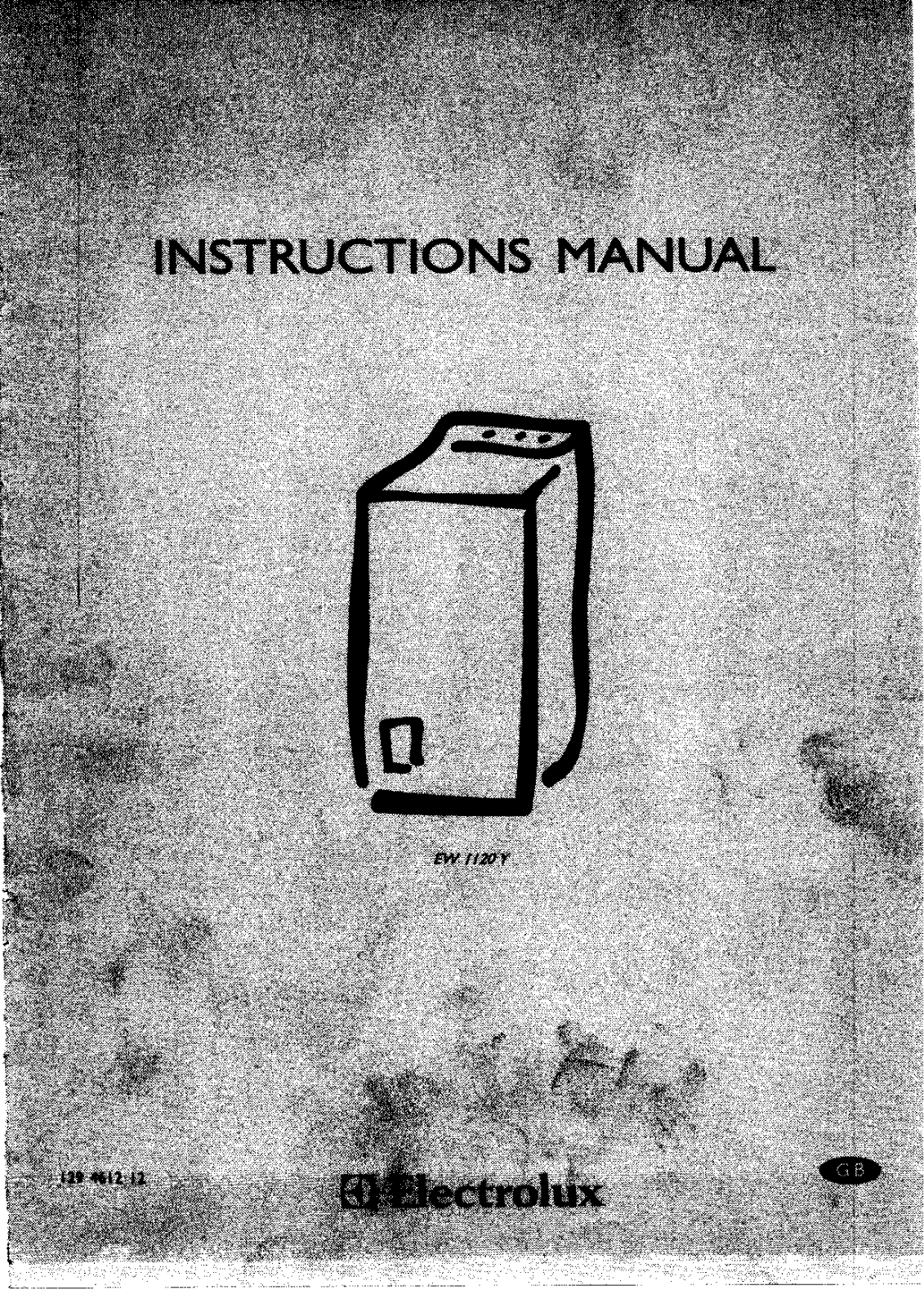 AEG-Electrolux EW1120Y User Manual