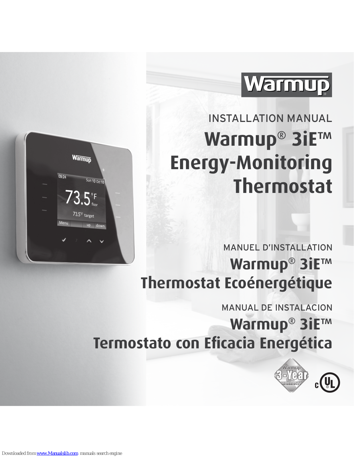 Warmup 3iE Installation Manual