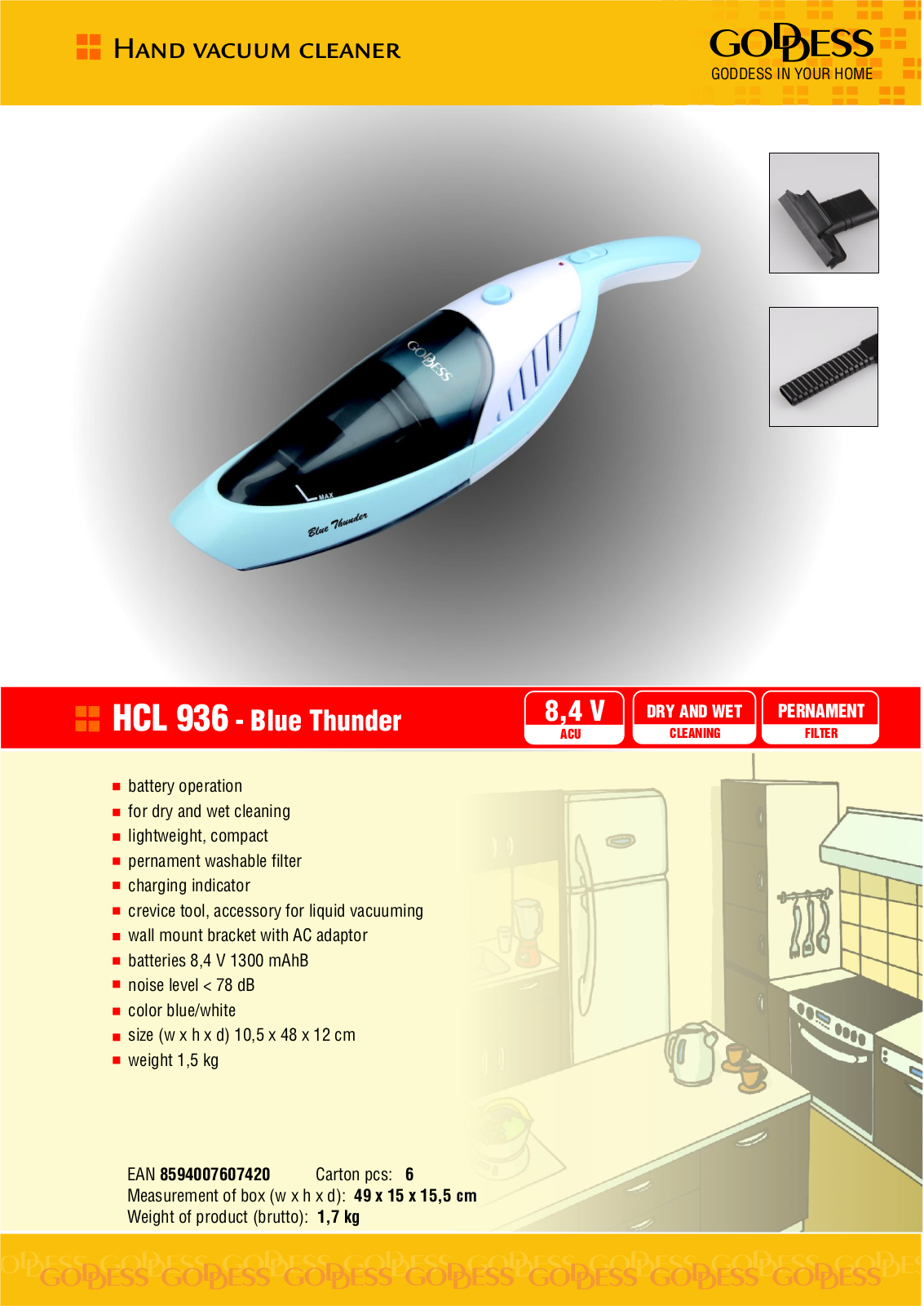 Goddess HCL 936 User Manual