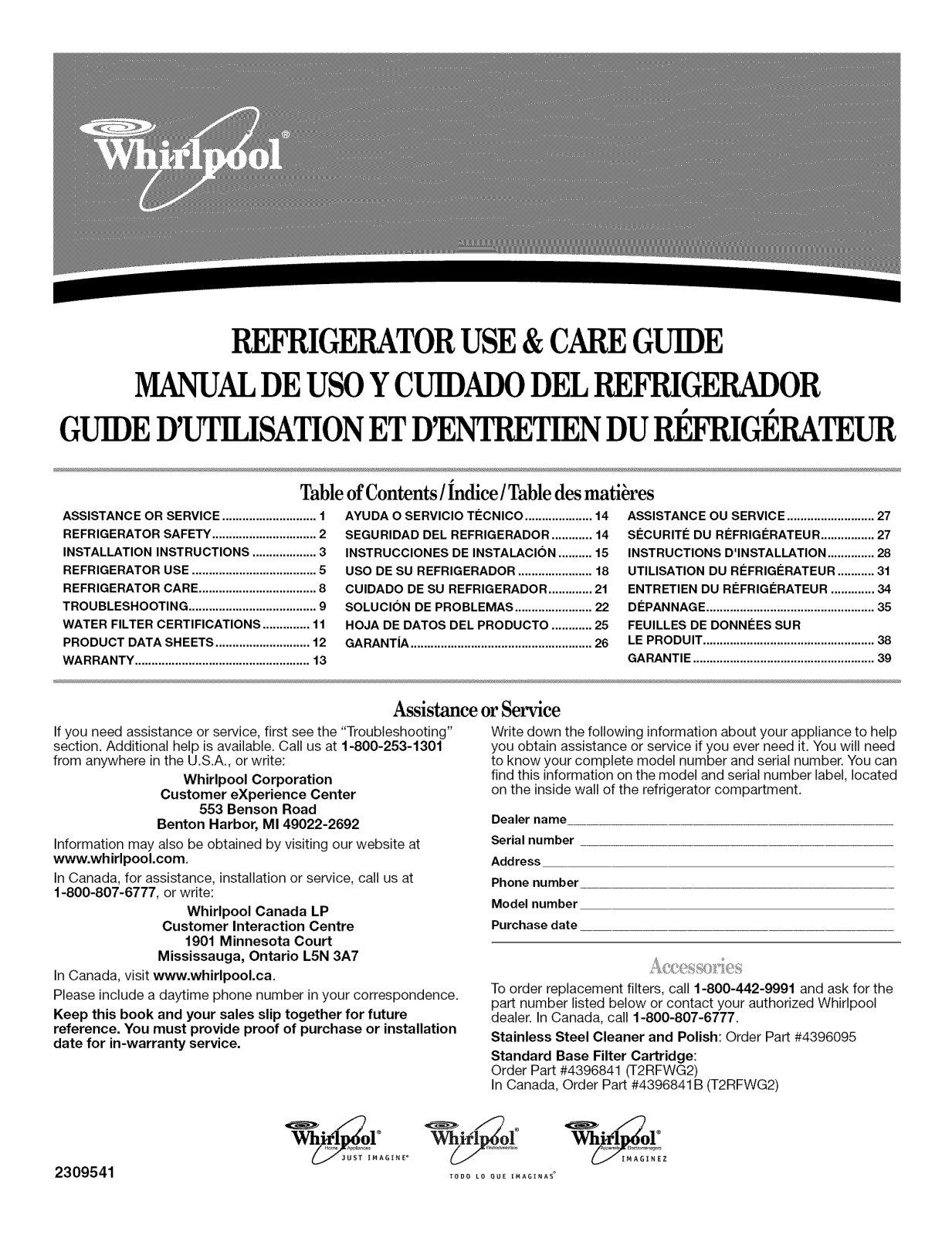 Whirlpool ED5VHEXVL01, ED5VHEXVB00, ED5VBEXTQ00, ED5NHGXVQ00, ED5NHGXTL00 Owner’s Manual - ManualMachine.com