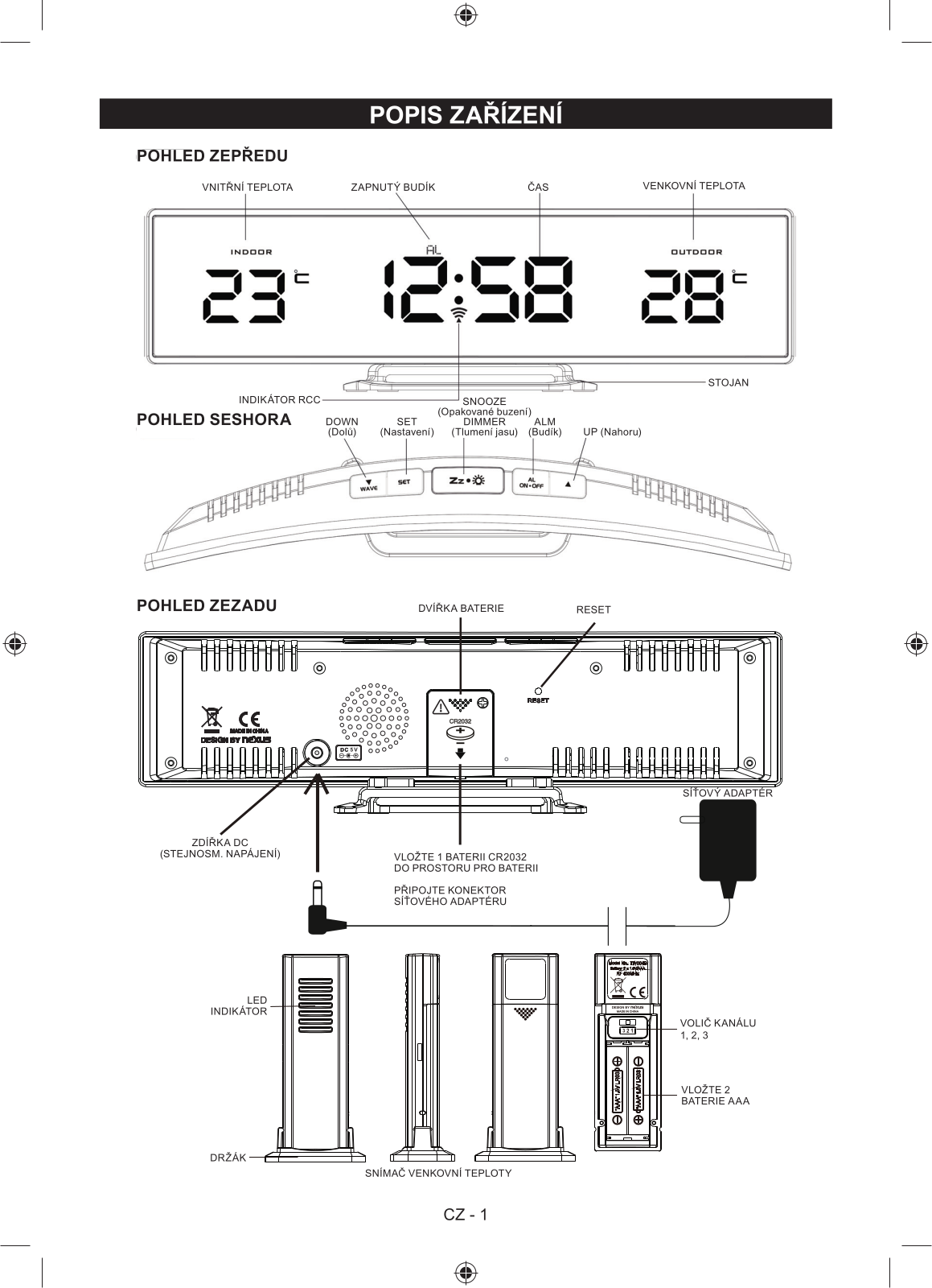 Sencor SWS 212 User Manual