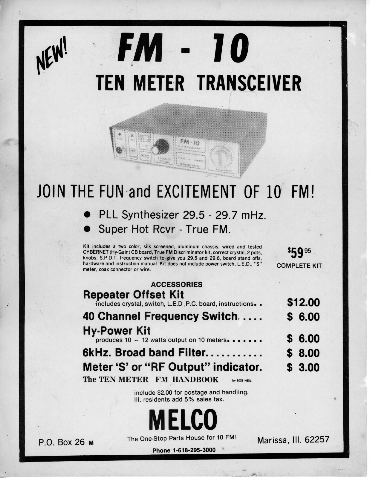 Melco FM-10 Service manual