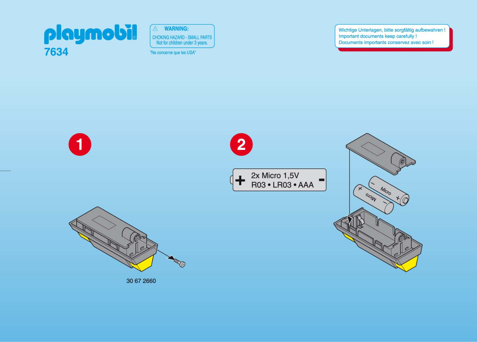 Playmobil 7634 Instructions